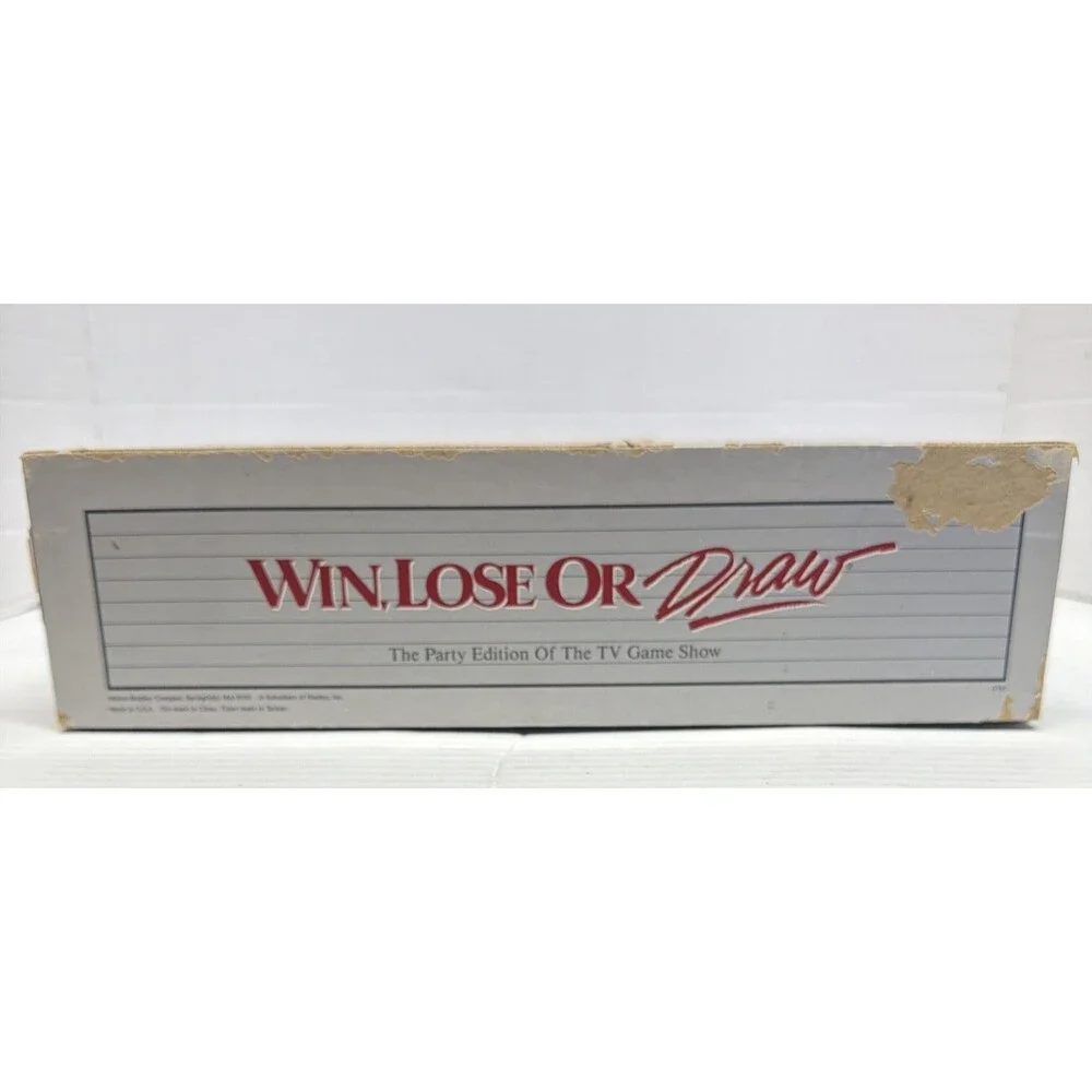 Win, Lose Or Draw The Picture Charades Game Party Edition 1988